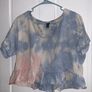 Wild Fable crop flare tee